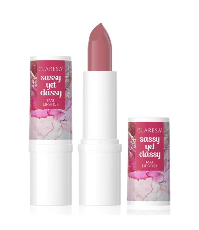 Claresa matte lippenstift, pittig maar stijlvol, 15 verleidelijke 4 ml