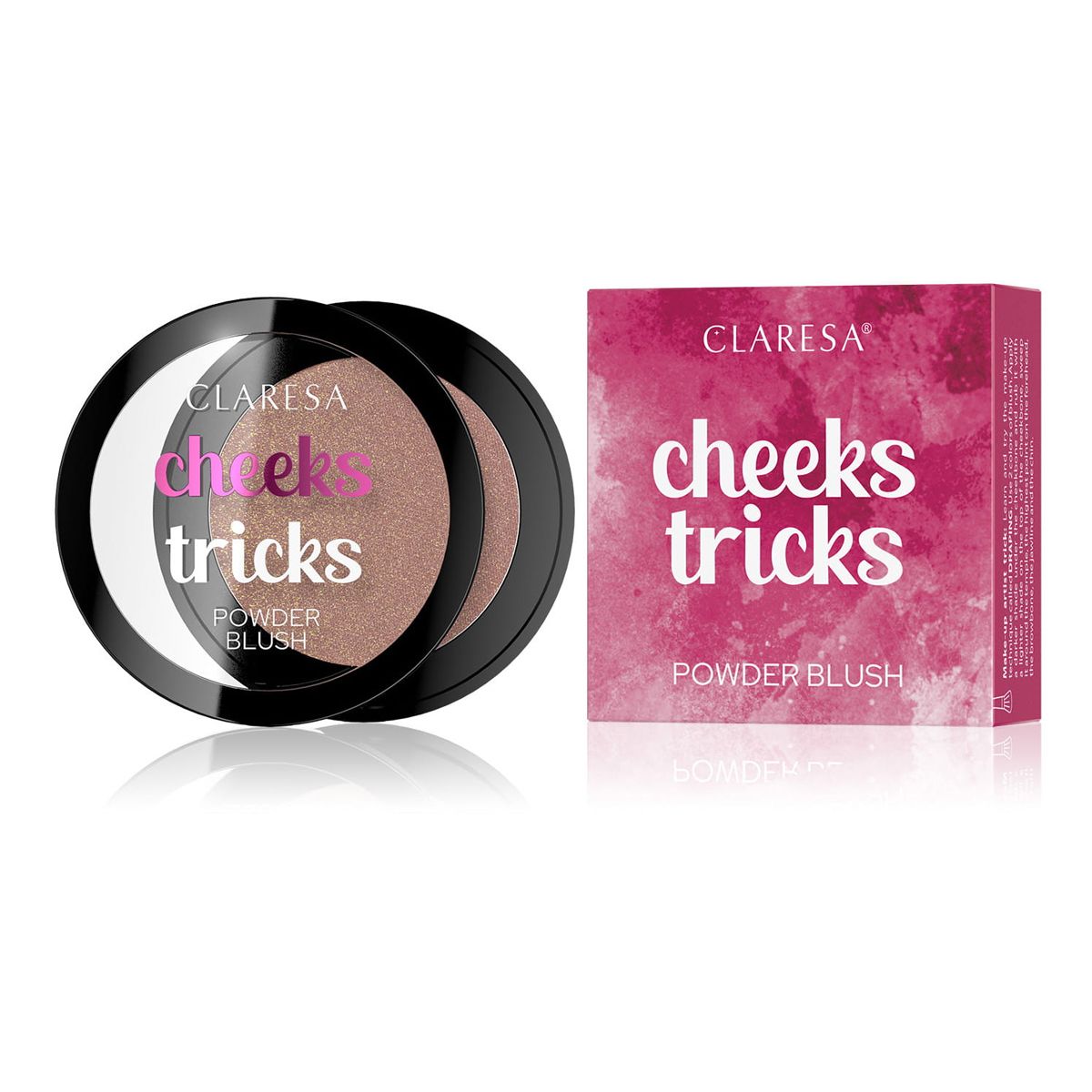 Claresa cheeks tricks poeder blush 05 secret 4gr.