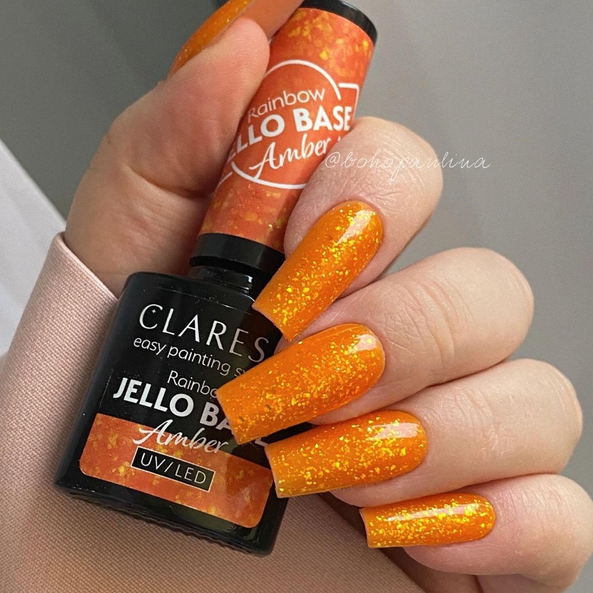 Claresa regenboog jello basislaag amber 5ml