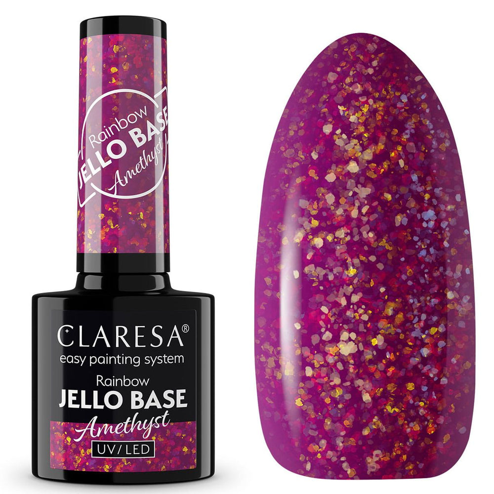 Claresa regenboog jello basislaag amethist 5ml
