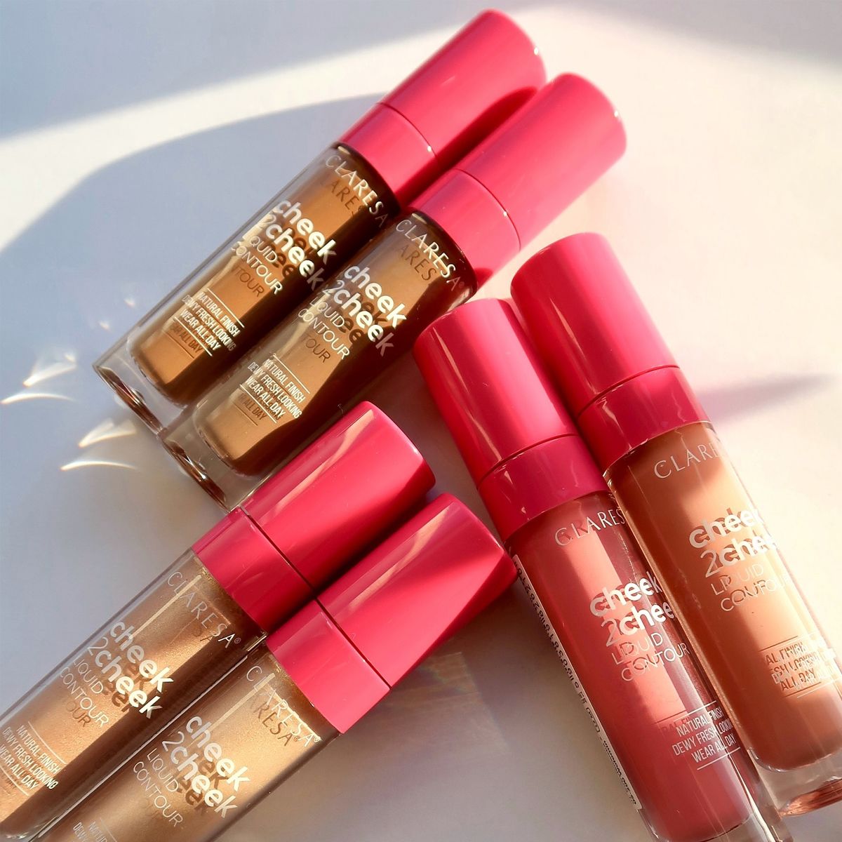 Claresa cheek 2 cheek liquid contour 01 cool summer 7gr.