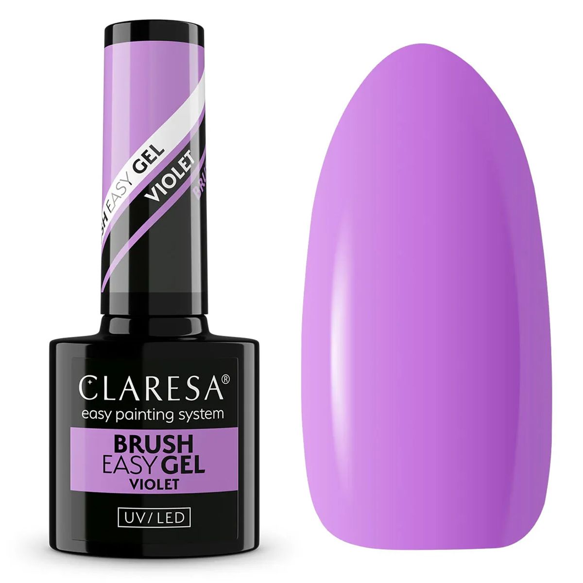 Claresa penseel easy gel violet 5ml