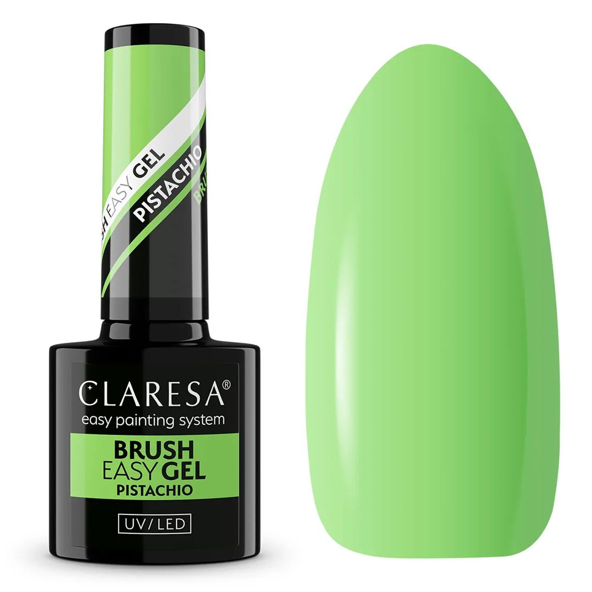 Claresa penseel easy gel pistache 5ml