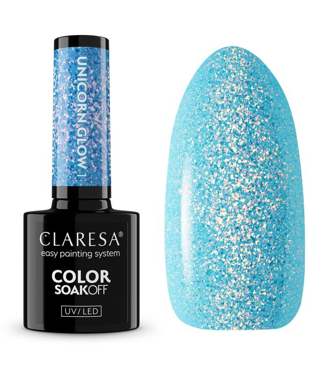 Claresa uv led gellak 5ml eenhoorngloed 1