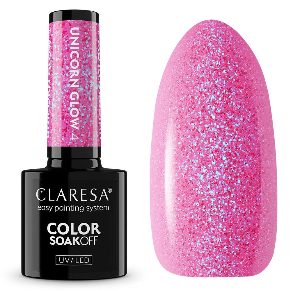 Claresa uv led gellak 5ml eenhoorngloed 4