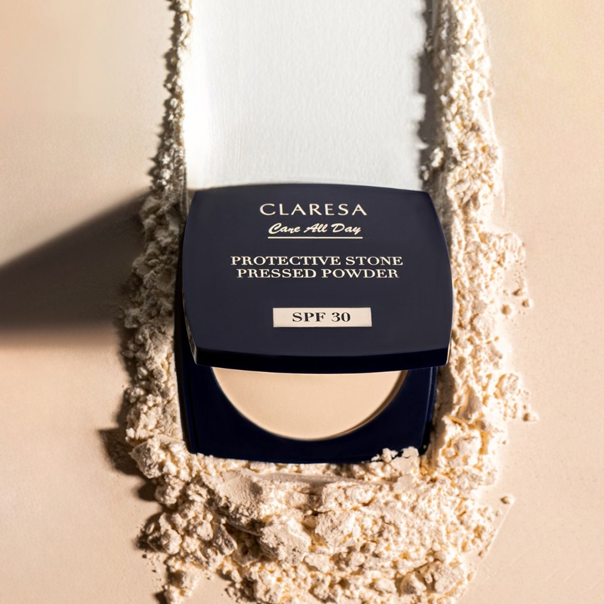 Claresa beschermende steen geperst poeder spf 30 10gr.
