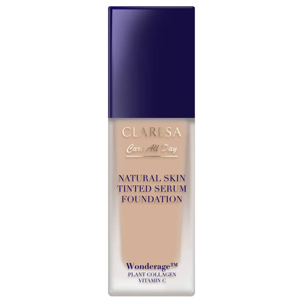 Claresa natuurlijke huidtint serum foundation 2n medium neutraal 32ml