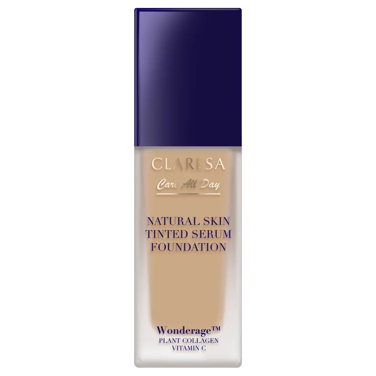 Claresa natuurlijke huid getinte serum foundation 2wo medium olijf 32ml