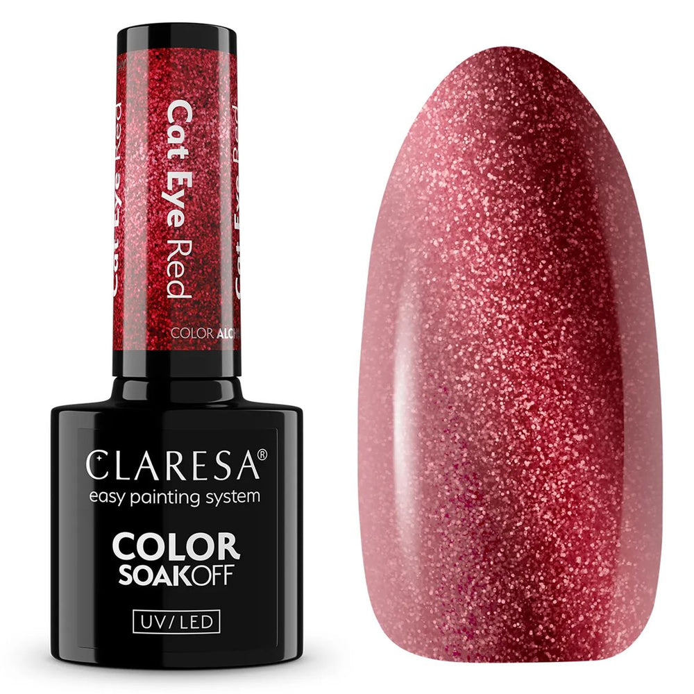 Claresa uv led gellak 5ml color alchemy - cat eye red