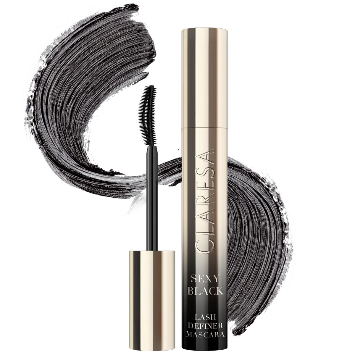Claresa sexy black lash definer mascara zwart 10ml