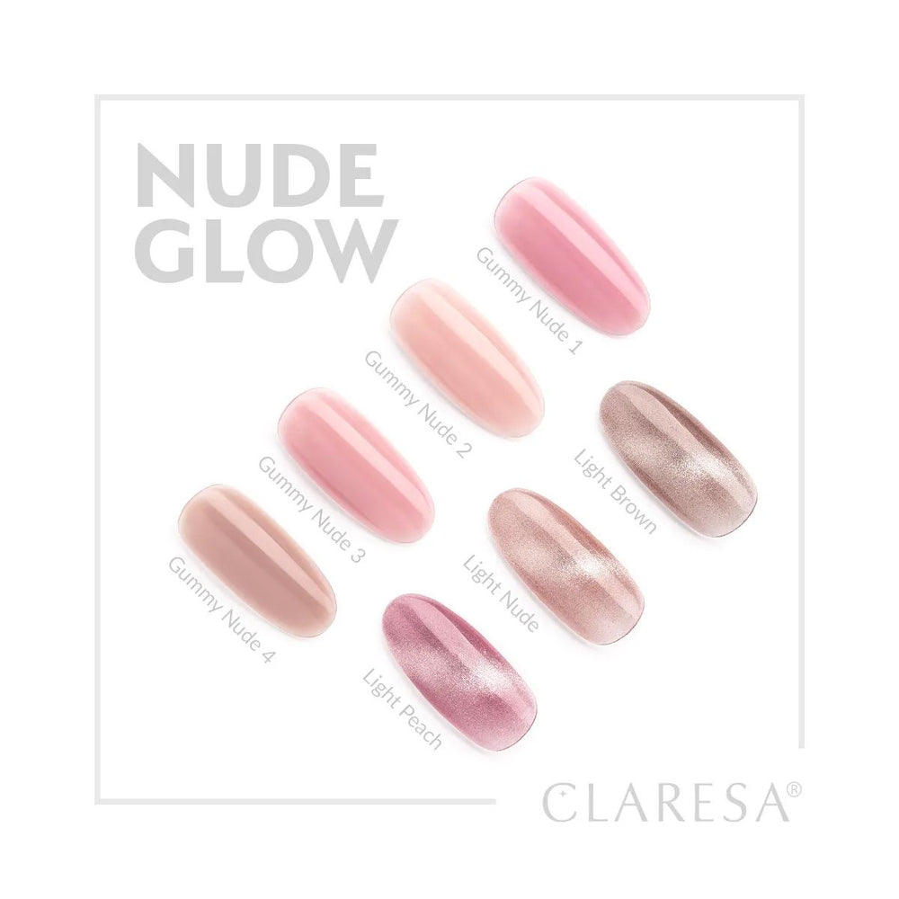 Claresa uv led gellak 5ml nude glow - gummy nude 3