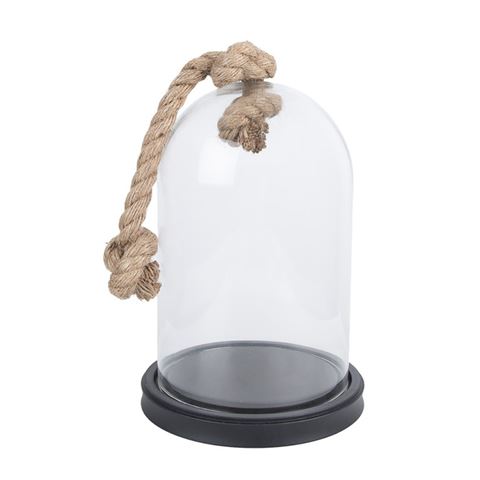 Clayre eef stolp 6gl3367 zwart 17x28 cm