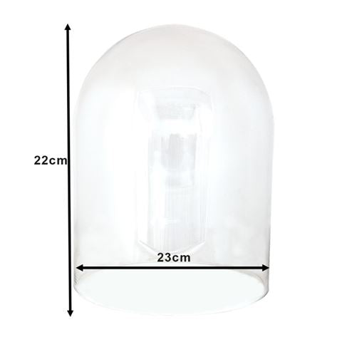 Clayre eef stolp 6gl3548 transparant 23x22 cm