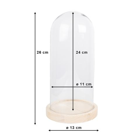 Clayre eef stolp 6gl4039 bruin 13x26 cm