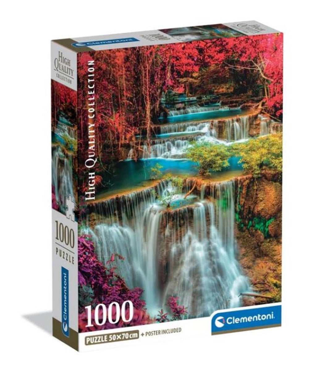 Clementoni puzzel 1000 stukjes colourful thai falls