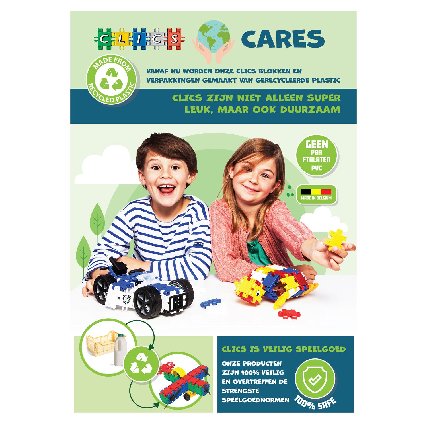 Clics Bouw Speel Emmer, 8in1