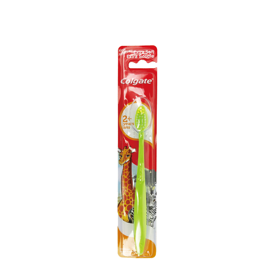 Colgate tandenborstel 2+ extra soft groen