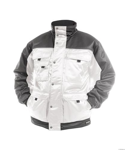 Dassy winterjas tignes wit grijs xxl