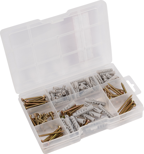 Connex assortiment houtschroef-plug 155dlg - dp8500126