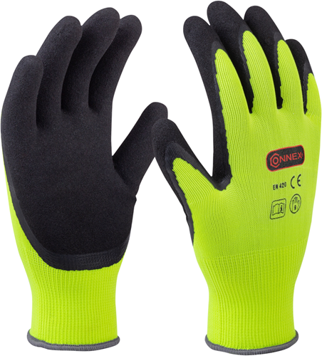 Connex handschoen tuin latex geel gr09 - cox938578