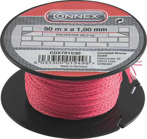 Connex metselkoord pes 1mm ro bobijn 50m - cox781530
