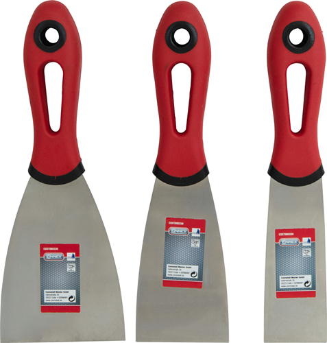 Connex set plamuurmessen 40 60 80mm rvs - coxt880330