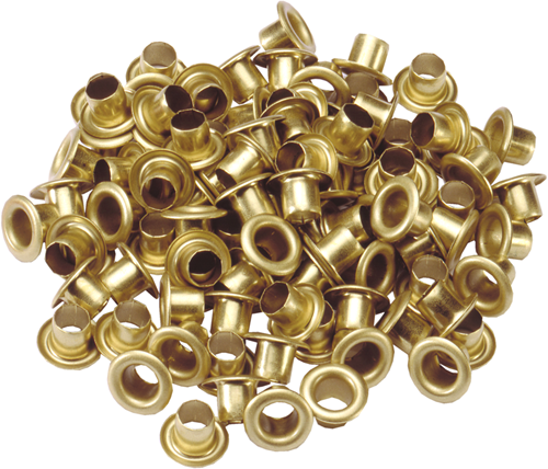 Connex vervangogen 'a' 4.5mm messing 100st - coxt194182
