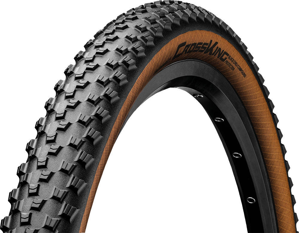 Continental cross king 2.2 protection 27.5x2.2 amber edition folding tire