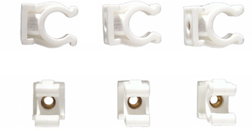 Cornat enkele clip koperbuis 12mm (6st) - t560102