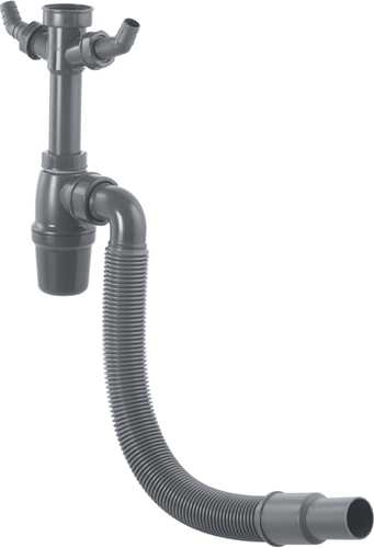 Cornat flessifon pvc keuken 1 1 2 flex - t353306r