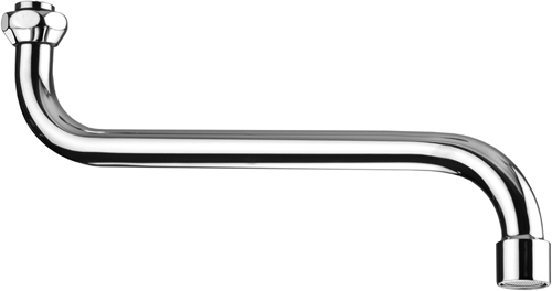 Cornat zwenkuitloop wandkraan s-vorm 250mm - tec3510021