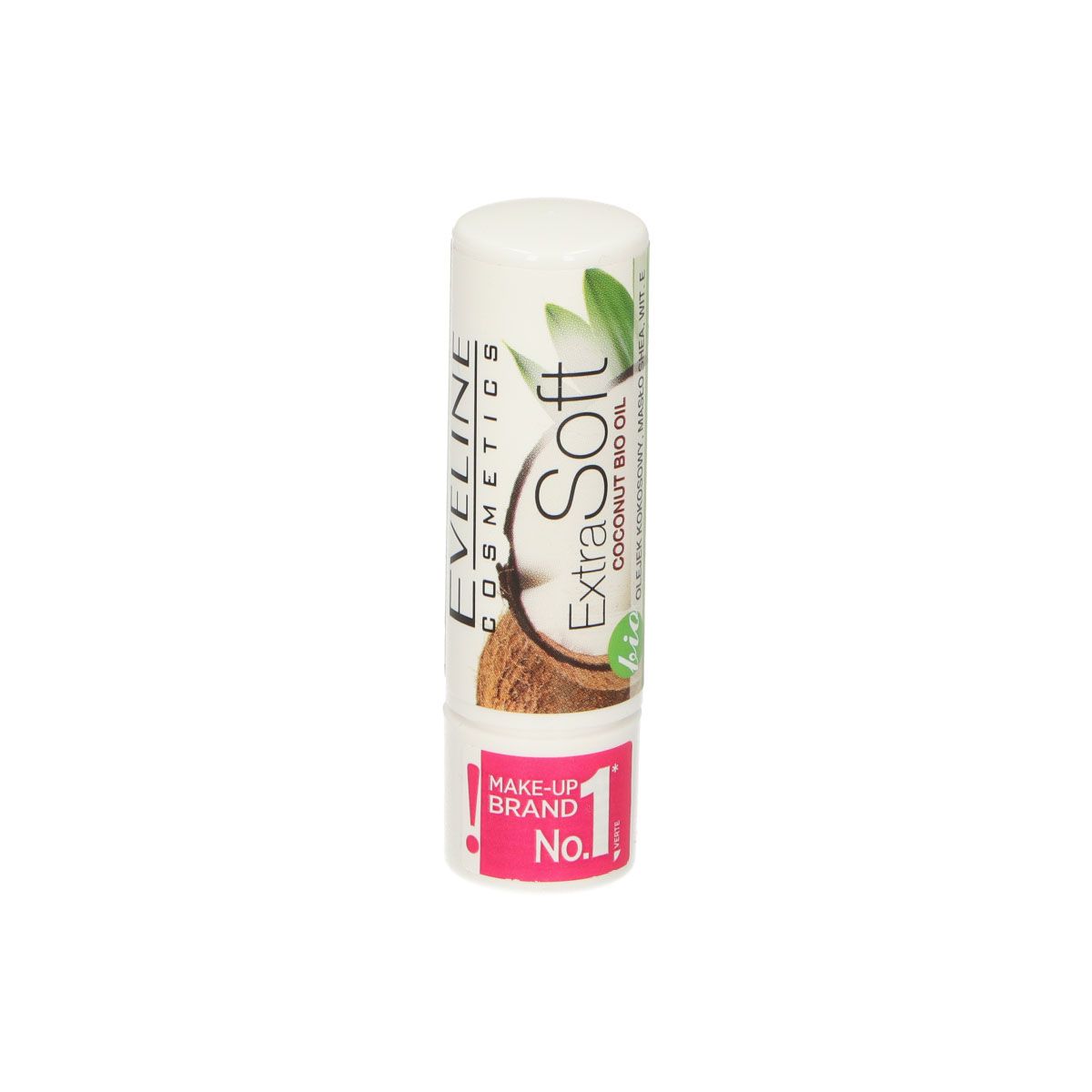 Eveline extra soft bio lip balm coconut display 24 stuks