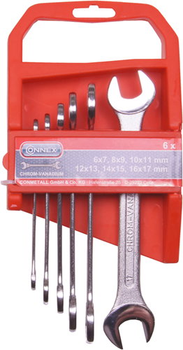 Connex set steeksleutels 6dlg 6-17mm - cox513617