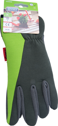 Connex handschoen tuin spandex groen gr10 - cox938560