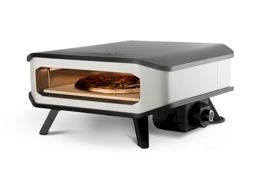 Elektrische pizzaoven 17'' met pizzasteen 2200W zwart