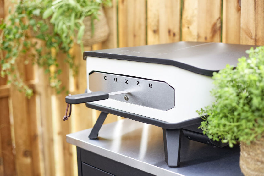 Elektrische pizzaoven 17'' met pizzasteen 2200W zwart