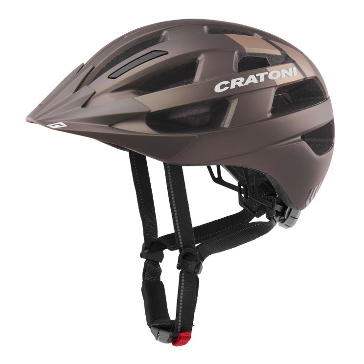 Helm Cratoni Velo-X bruin metallic mat ml