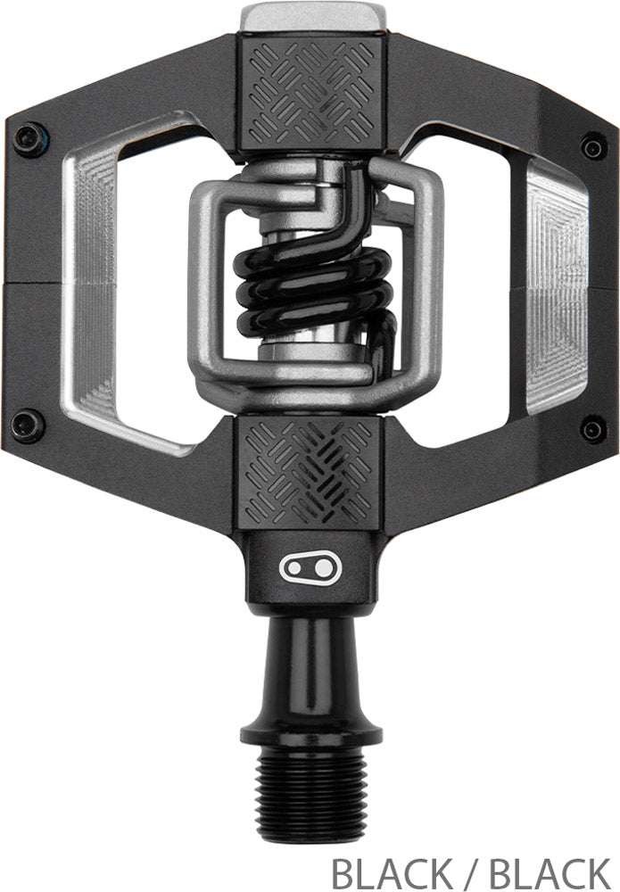Crankbrothers mallet trail clipless pedals | purple black