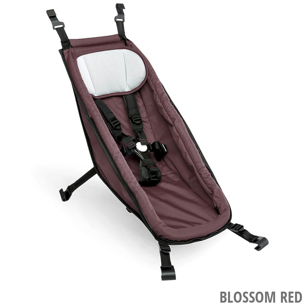 Croozer kraams baby seat | red patterned