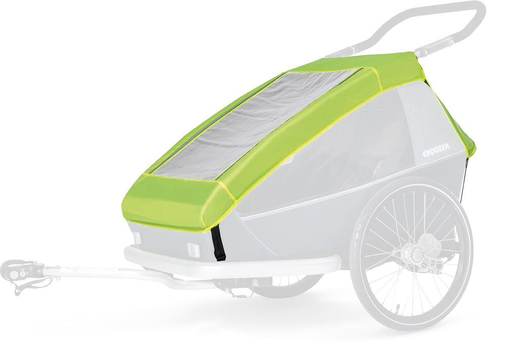 Croozer rain cover for two-seater children's bike trailer