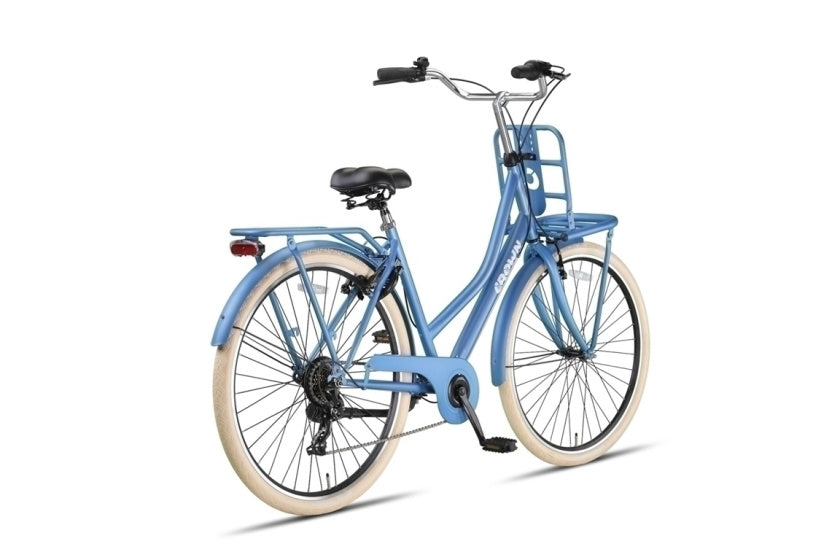 Crown berlin 28 inch 53 cm dames 7v v-brakes blauw