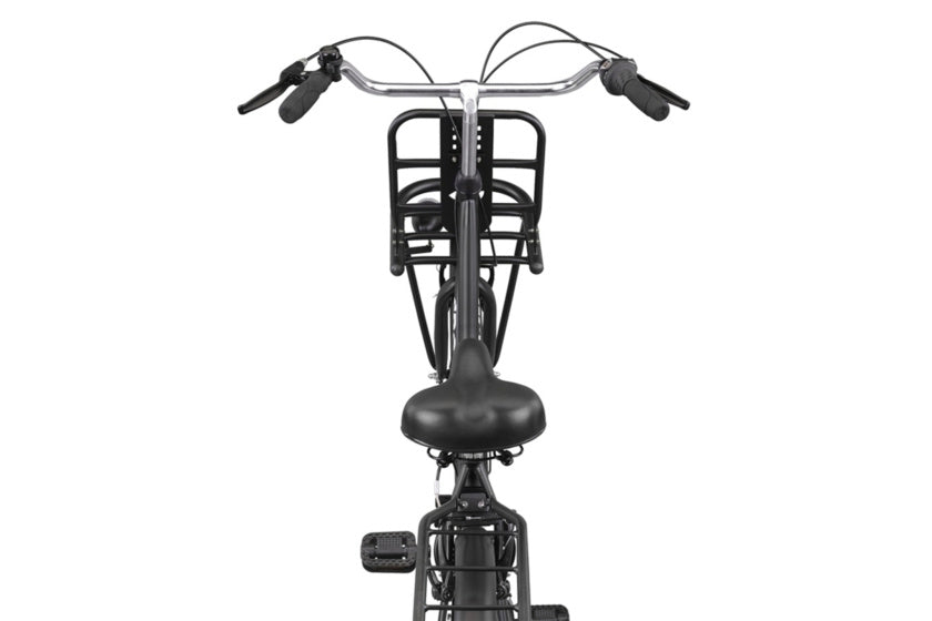 Crown berlin 28 inch 53 cm dames 7v v-brakes matzwart