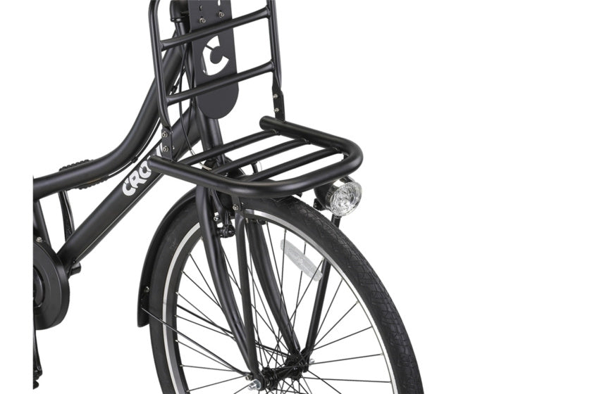 Crown berlin 28 inch 53 cm dames 7v v-brakes matzwart