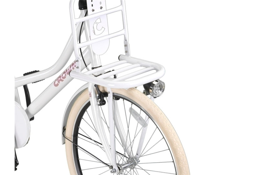 Crown holland 28 inch 53 cm dames terugtraprem wit