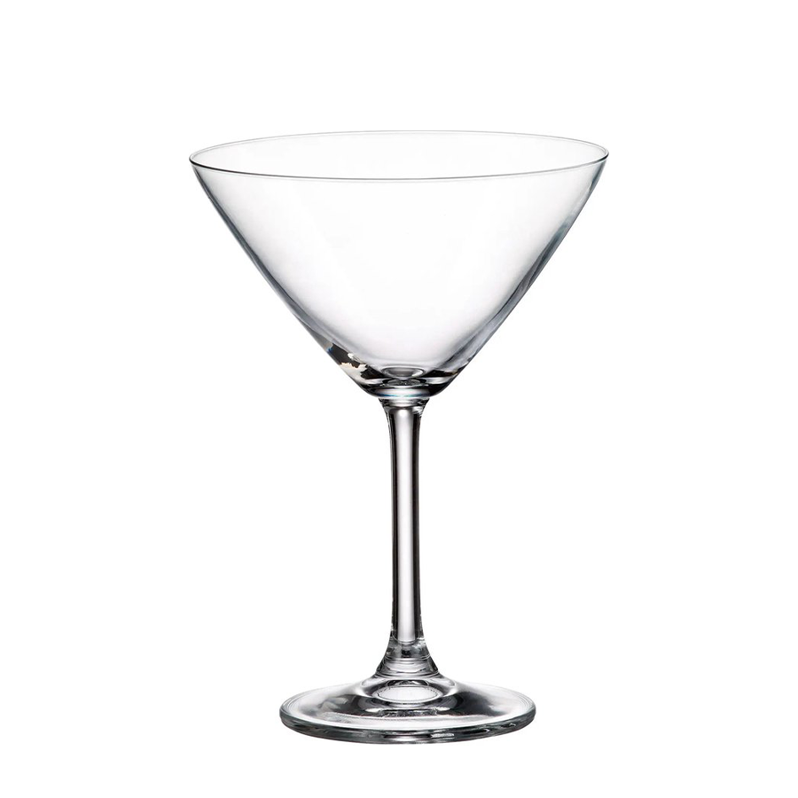 Crystal bohemia martiniglas colibri 280ml 6 stuks
