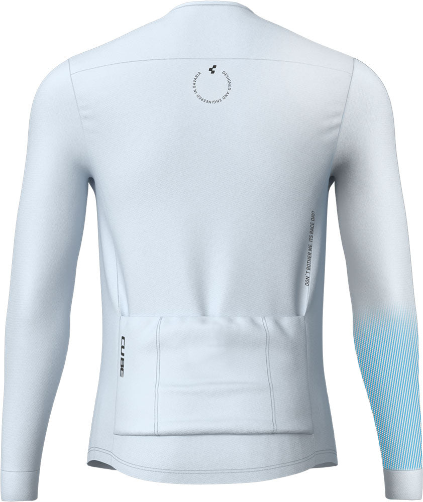 Cube road xc uv protection teamline - long sleeve jersey | l