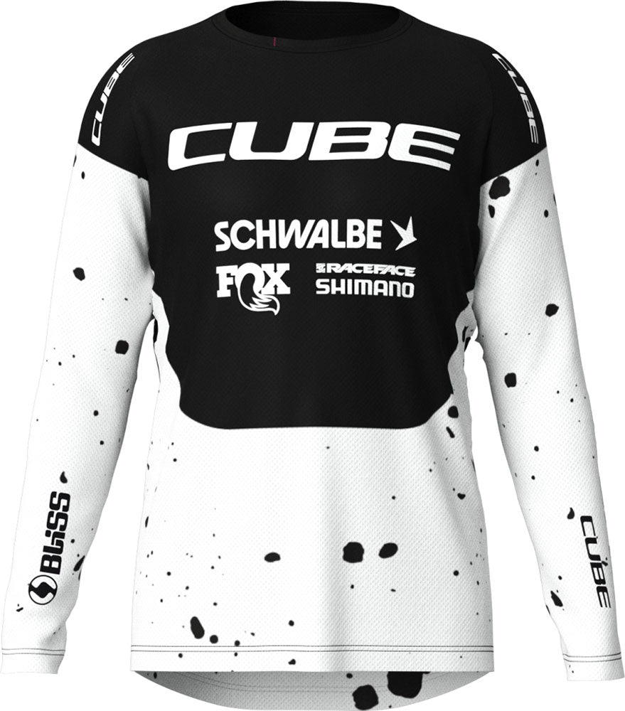 Cube x factory racing - women's mtb long sleeve jersey | xxl