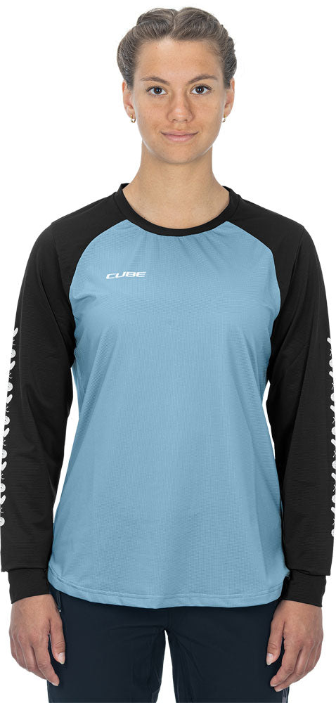Cube atx - women's long sleeve jersey | xl