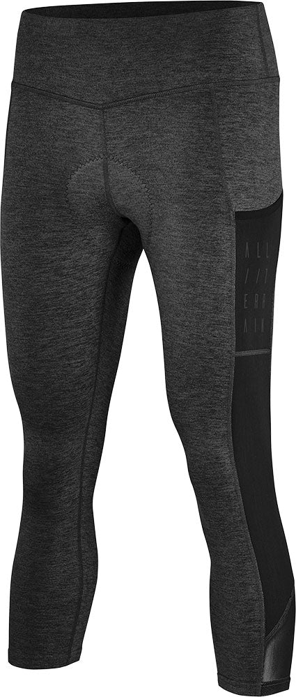 Cube atx ws cropped tights - women's bike pants with pad | xxl