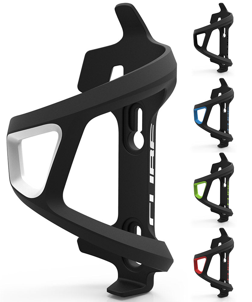 Cube hpp-sidecage bottle cage left | black´n´blue